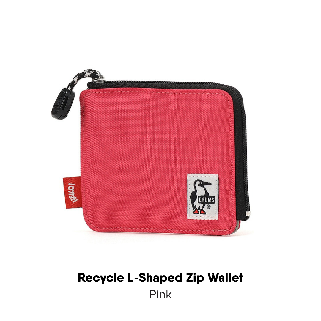 Recycle L-Shaped Zip Wallet | CHUMS