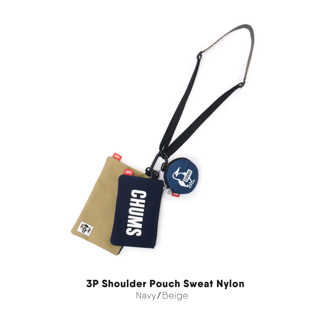 3P Shoulder Pouch Sweat Nylon | CHUMS