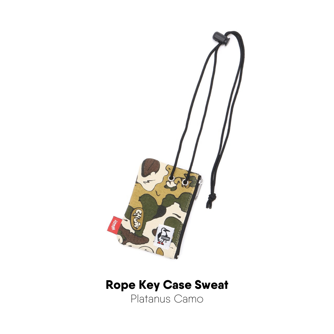 Rope Key Case Sweat | CHUMS กระเป๋าคล้องคอใบเล็กชัมส์