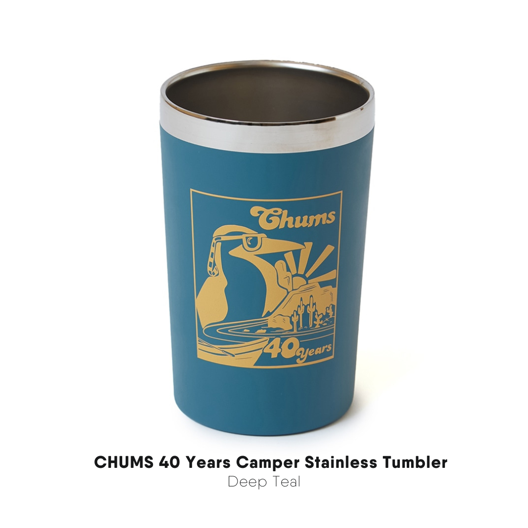 CHUMS 40 Years Camper Stainless Tumbler | CHUMS