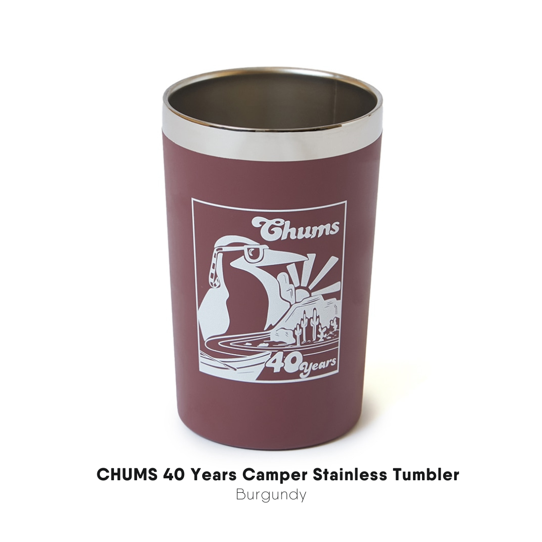 CHUMS 40 Years Camper Stainless Tumbler | CHUMS